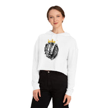 Load image into Gallery viewer, Bold As Lions Women’s Cropped Hoodie
