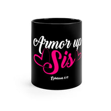 Load image into Gallery viewer, Armor Up Black Mug
